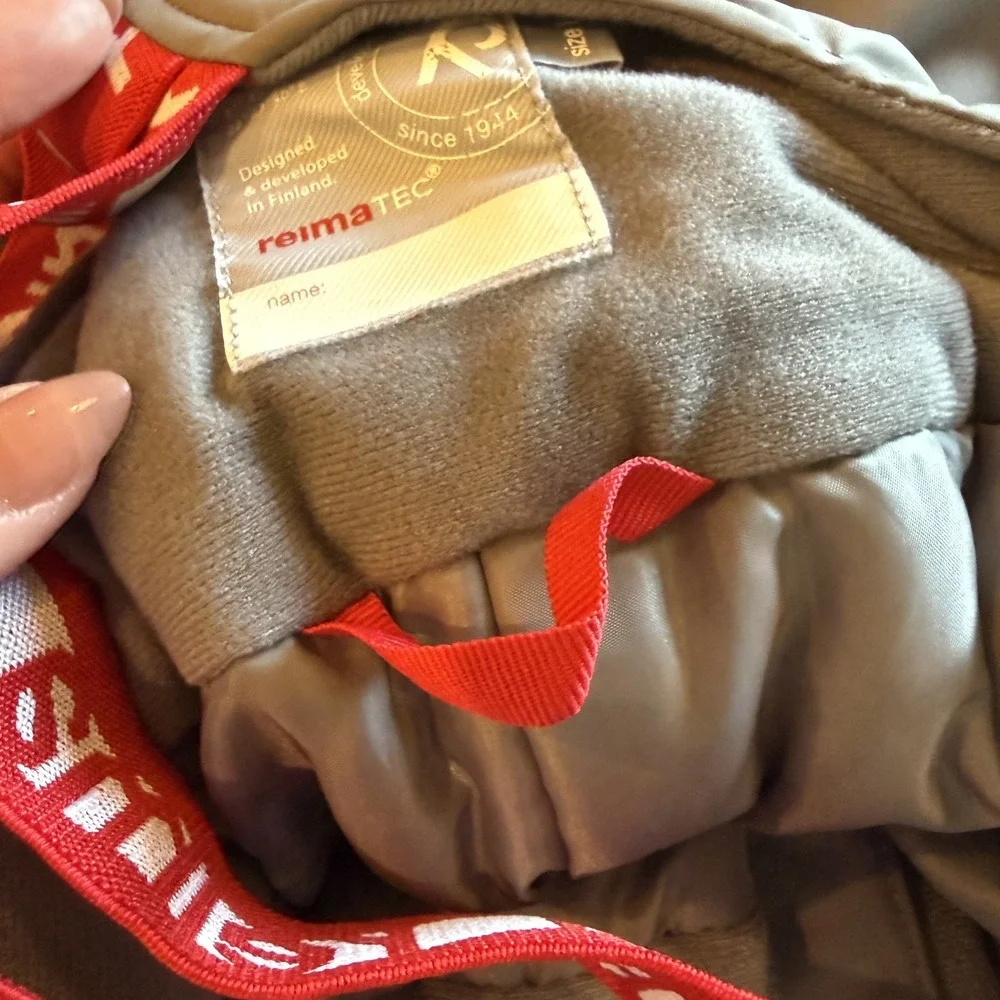 Reima Tec Kids Snow Bib Size 86 US 18-24 Mos Adjustable Sledding Winter Skiing